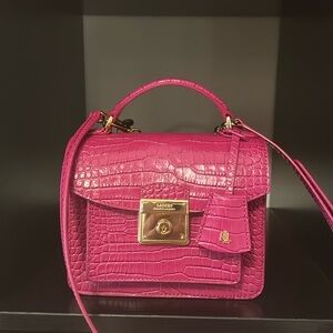 New with tags Ralph Lauren Fuchsia crossbody bag